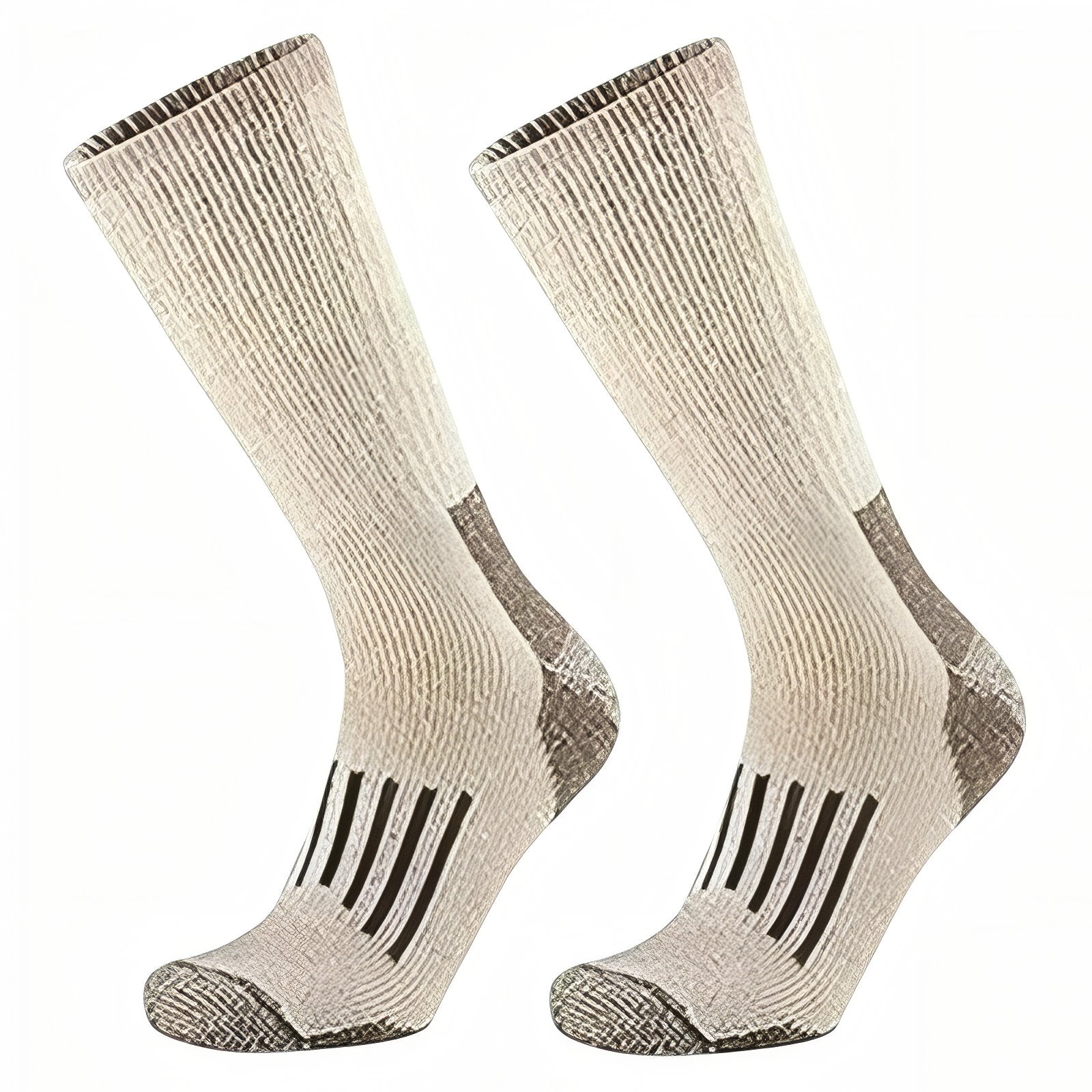 Chaussette De Randonnée Femme Beige