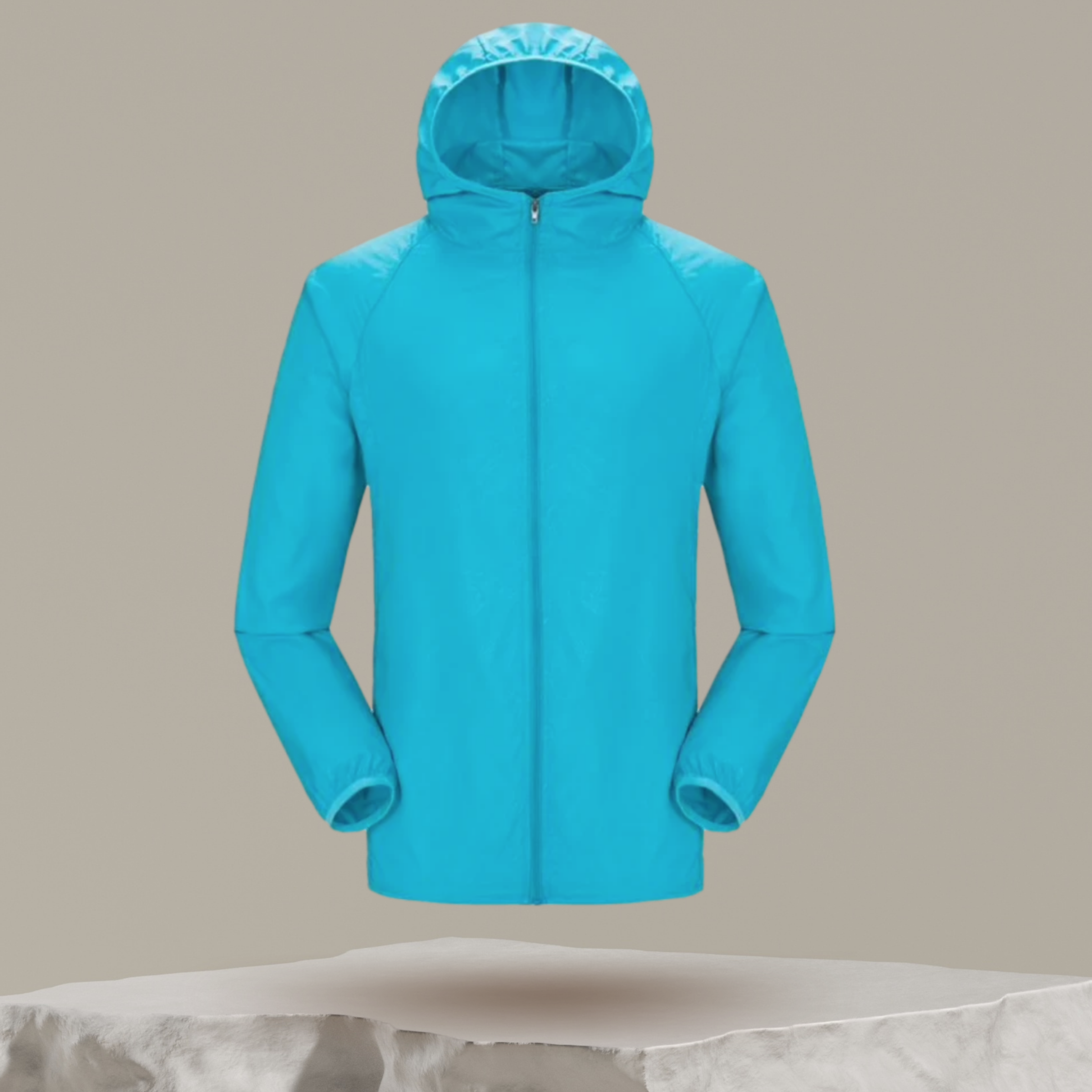 Veste Pluie Randonnée Noir