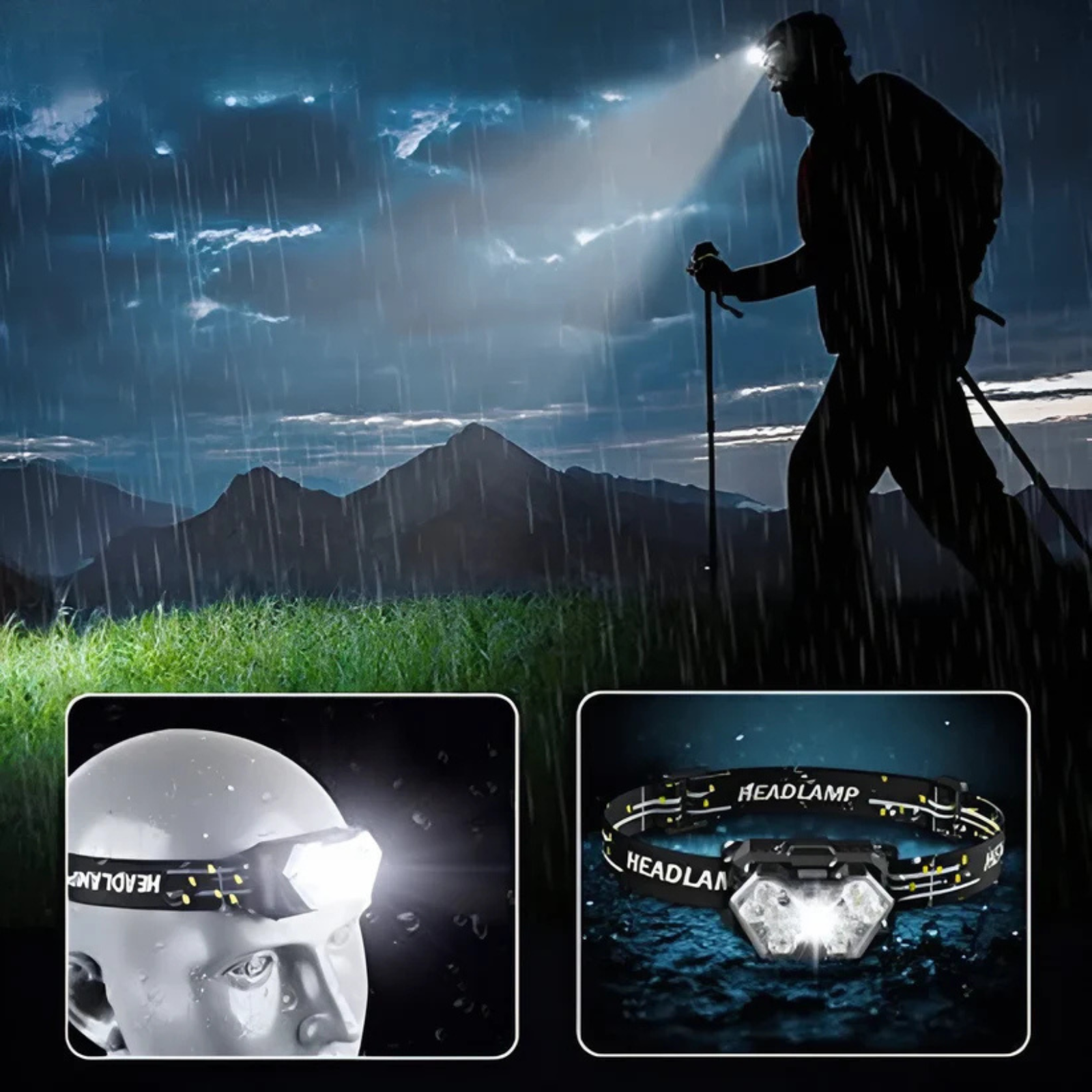 Lampe Frontale 2000 Lumens