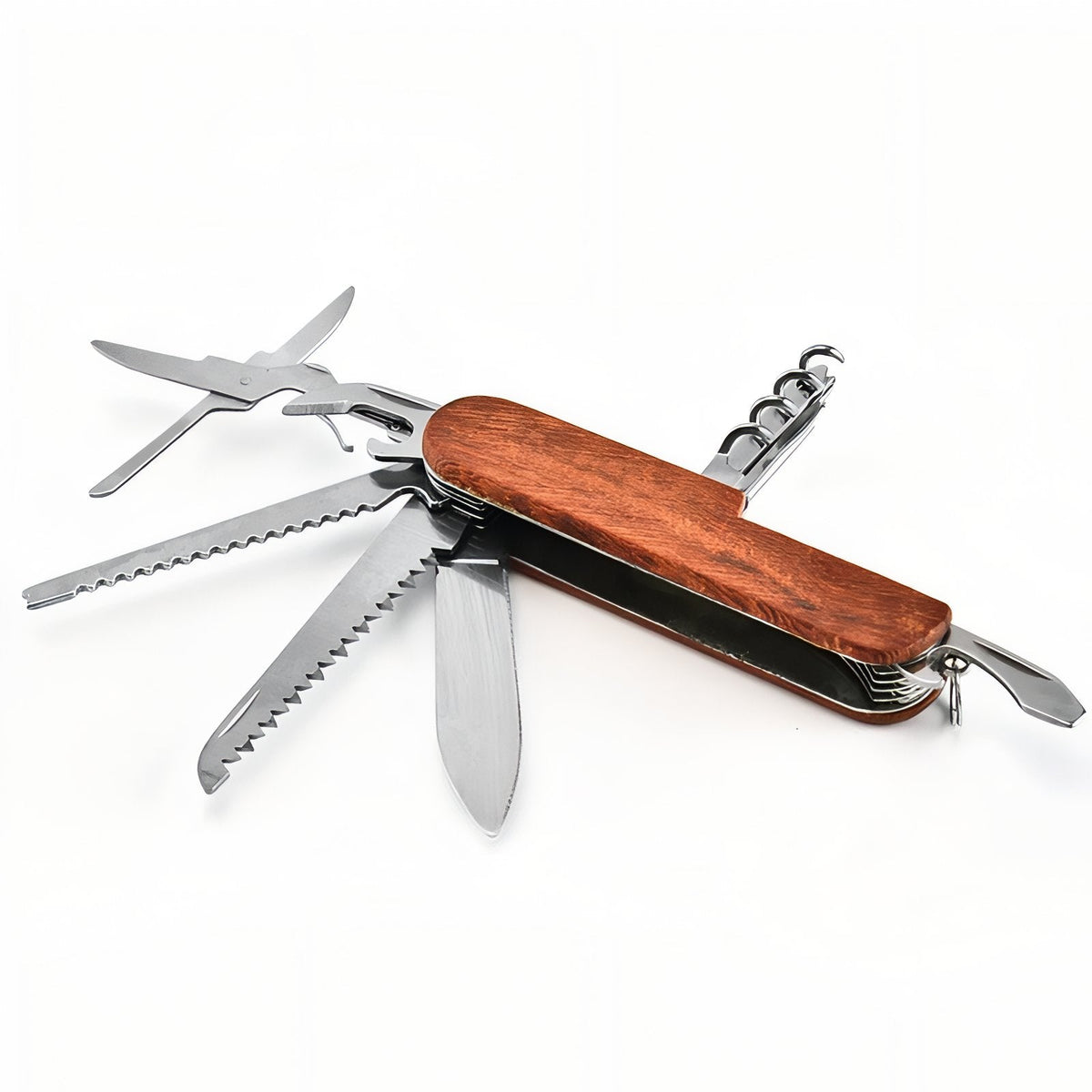Couteau Suisse Manche Bois 6