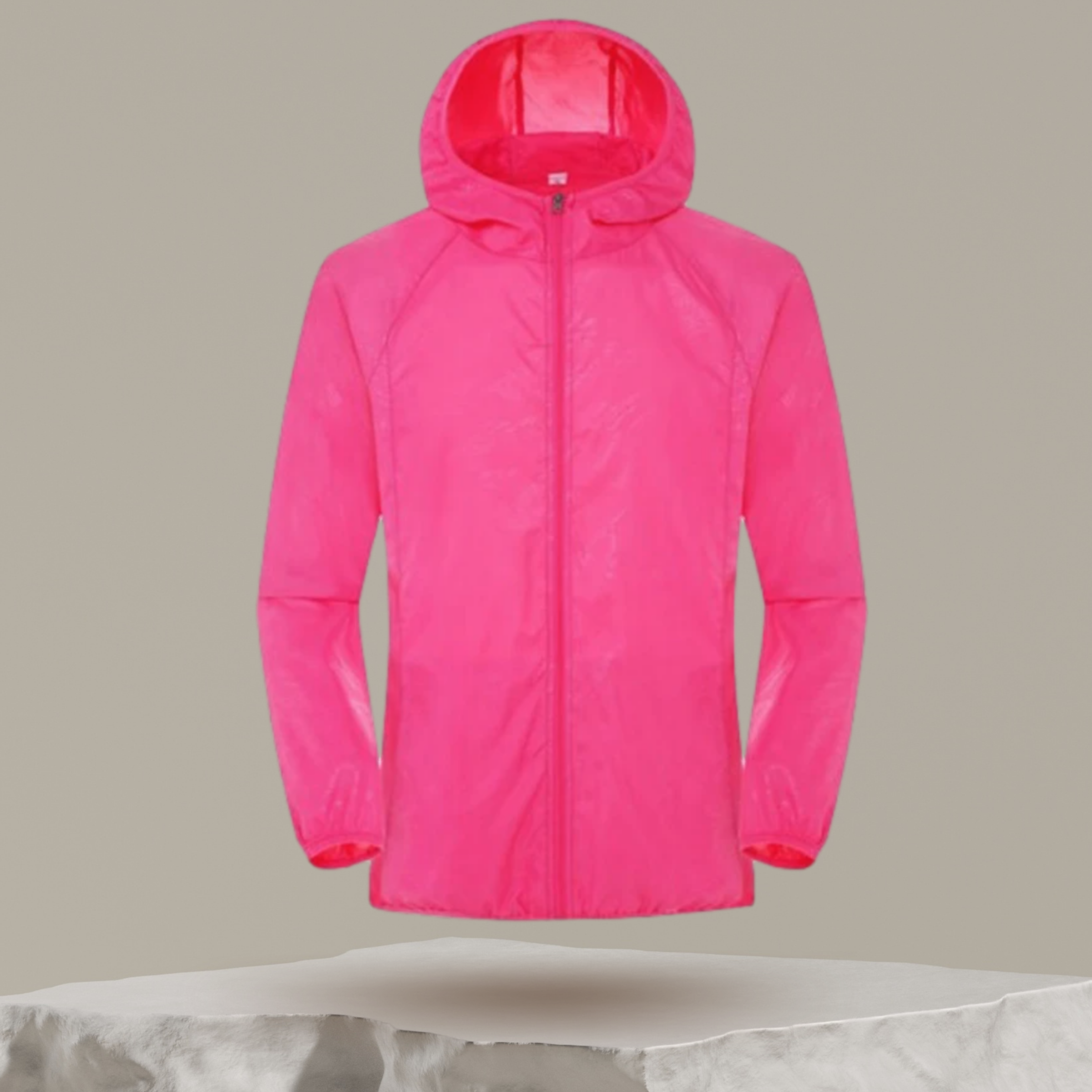 Veste Pluie Randonnée Noir