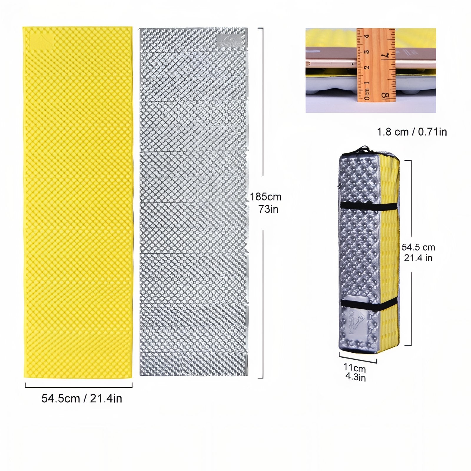 Matelas Mousse Alvéolée Randonnée