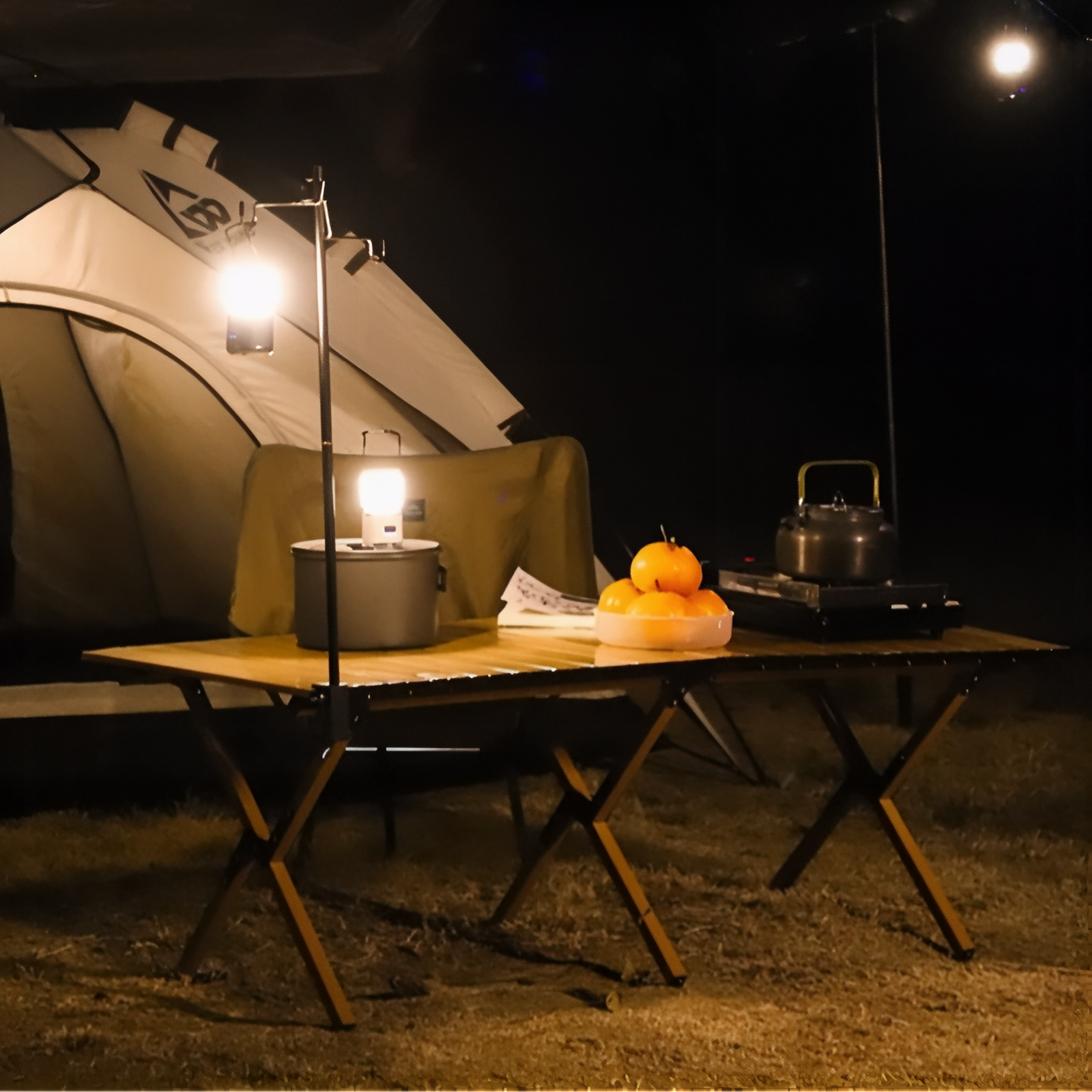 Lanterne Camping Verte
