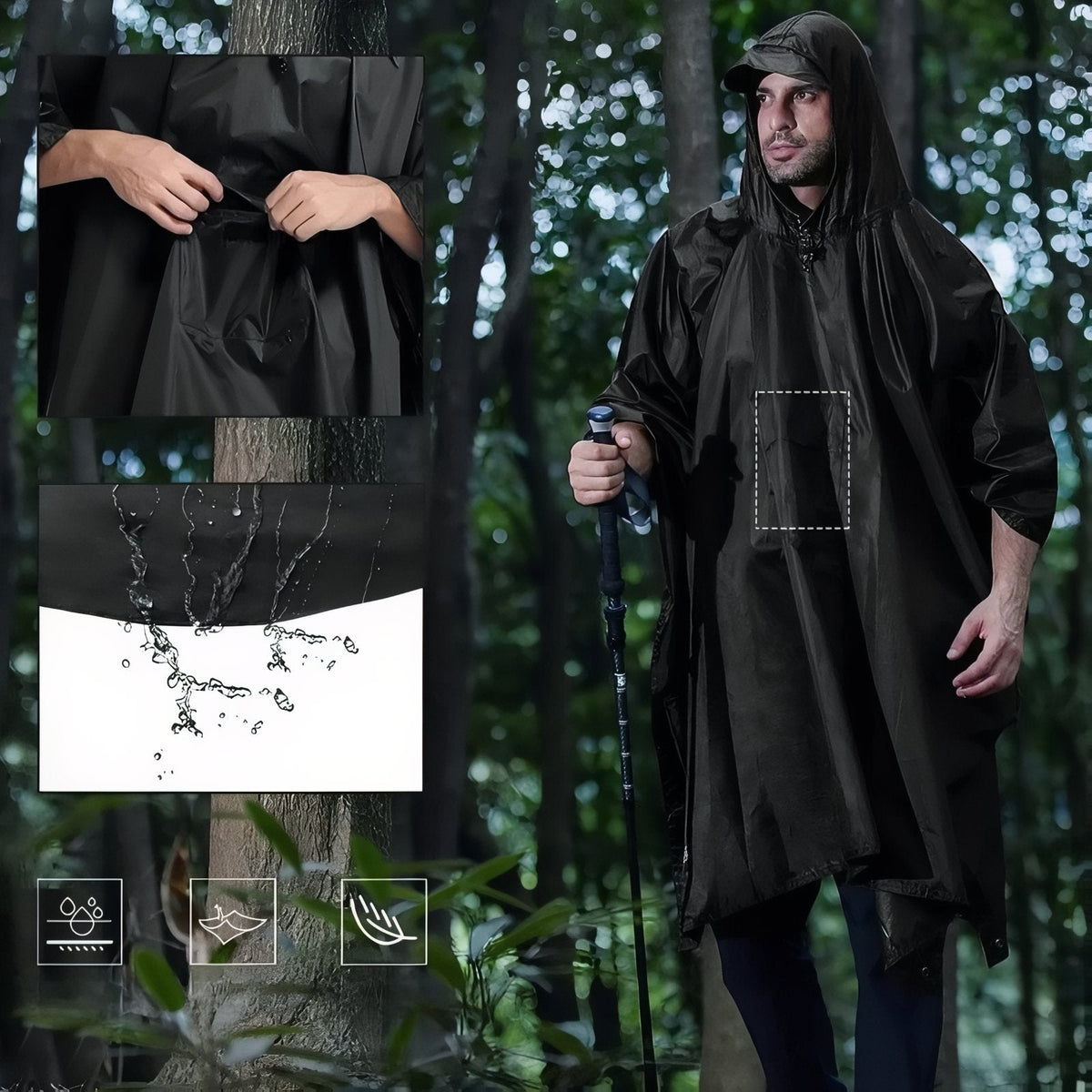 Poncho Pluie Randonnée 5