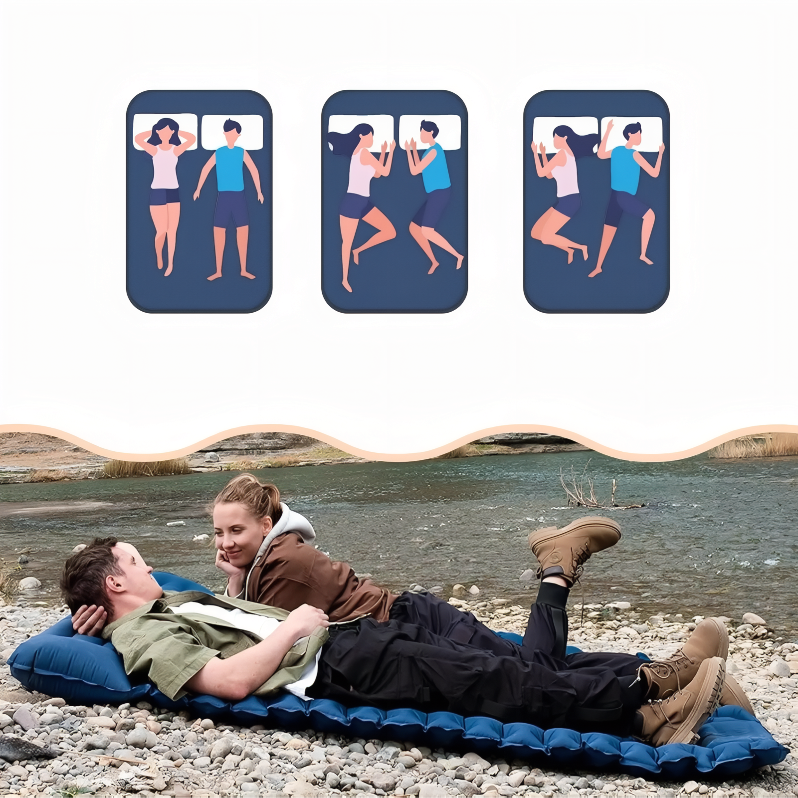 Matelas Gonflable 2 Personnes Haut De Gamme