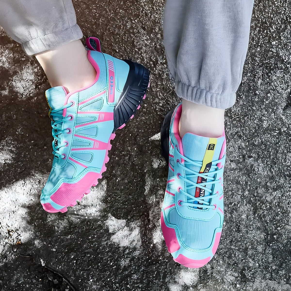 Chaussure De Randonnée Bleu 3