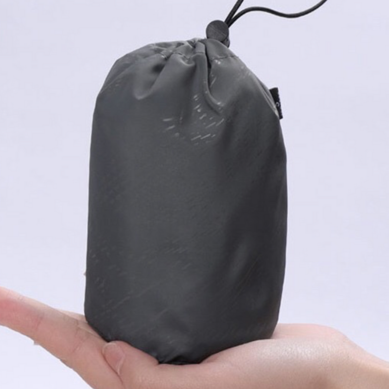 Veste Pluie Randonnée Noir