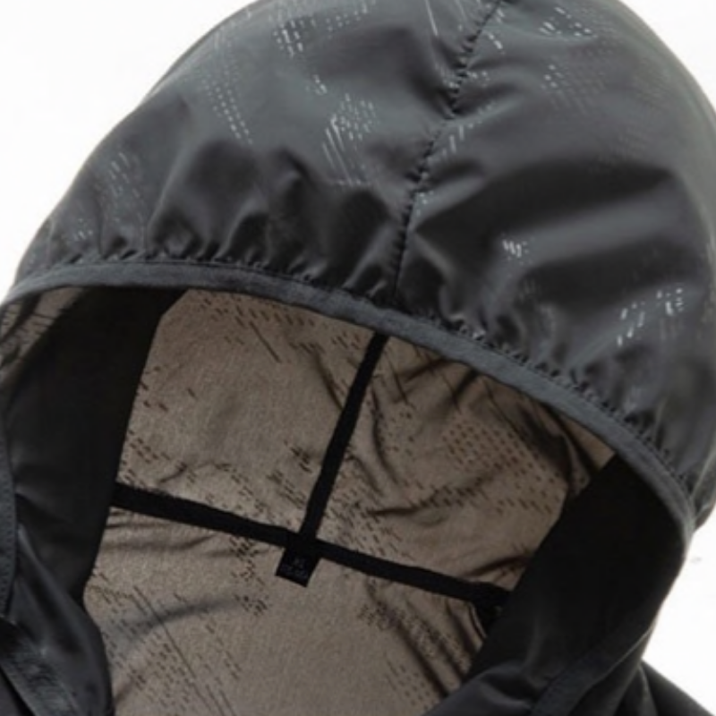 Veste Pluie Randonnée Noir