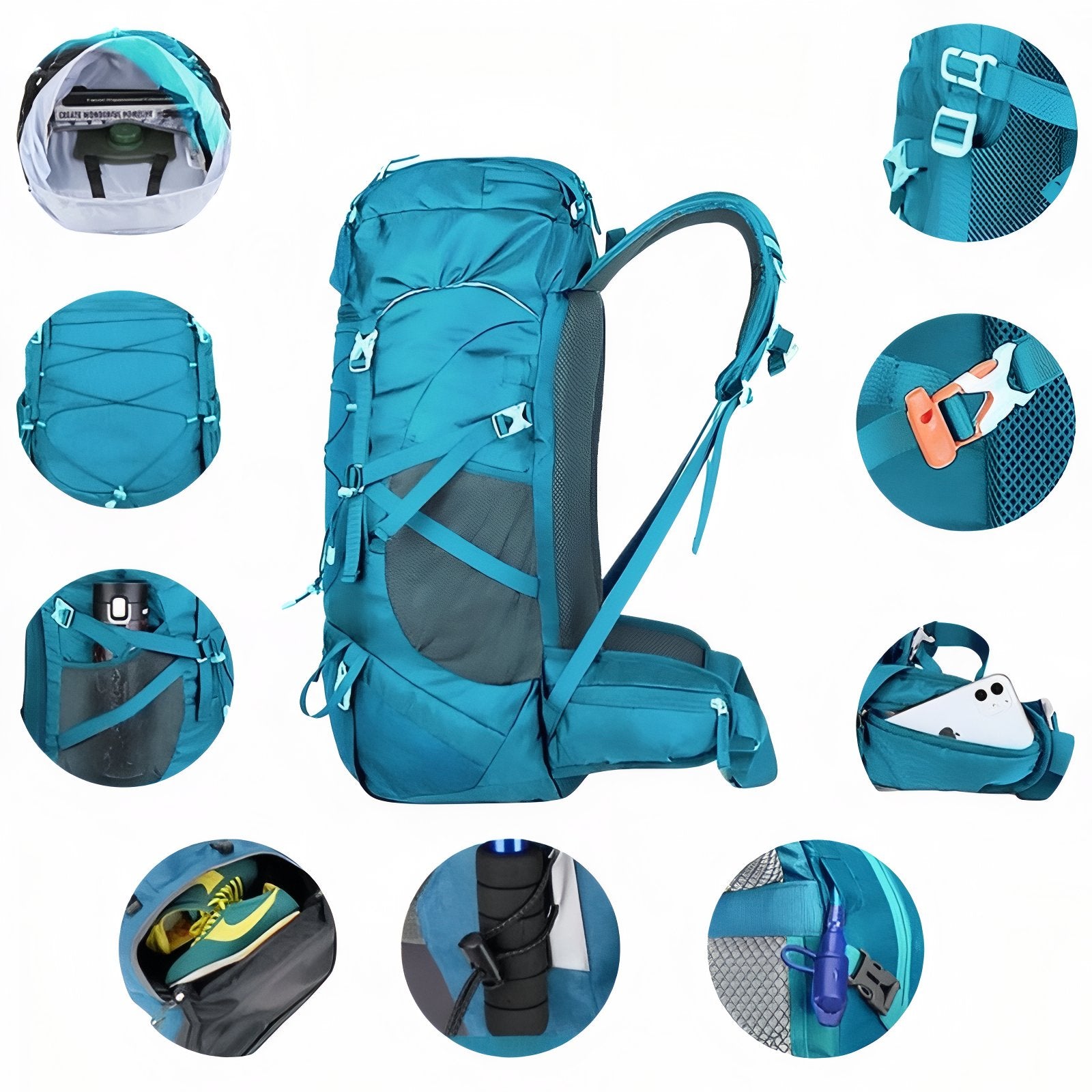Sac à Dos Femme Randonnée Bleu Ciel