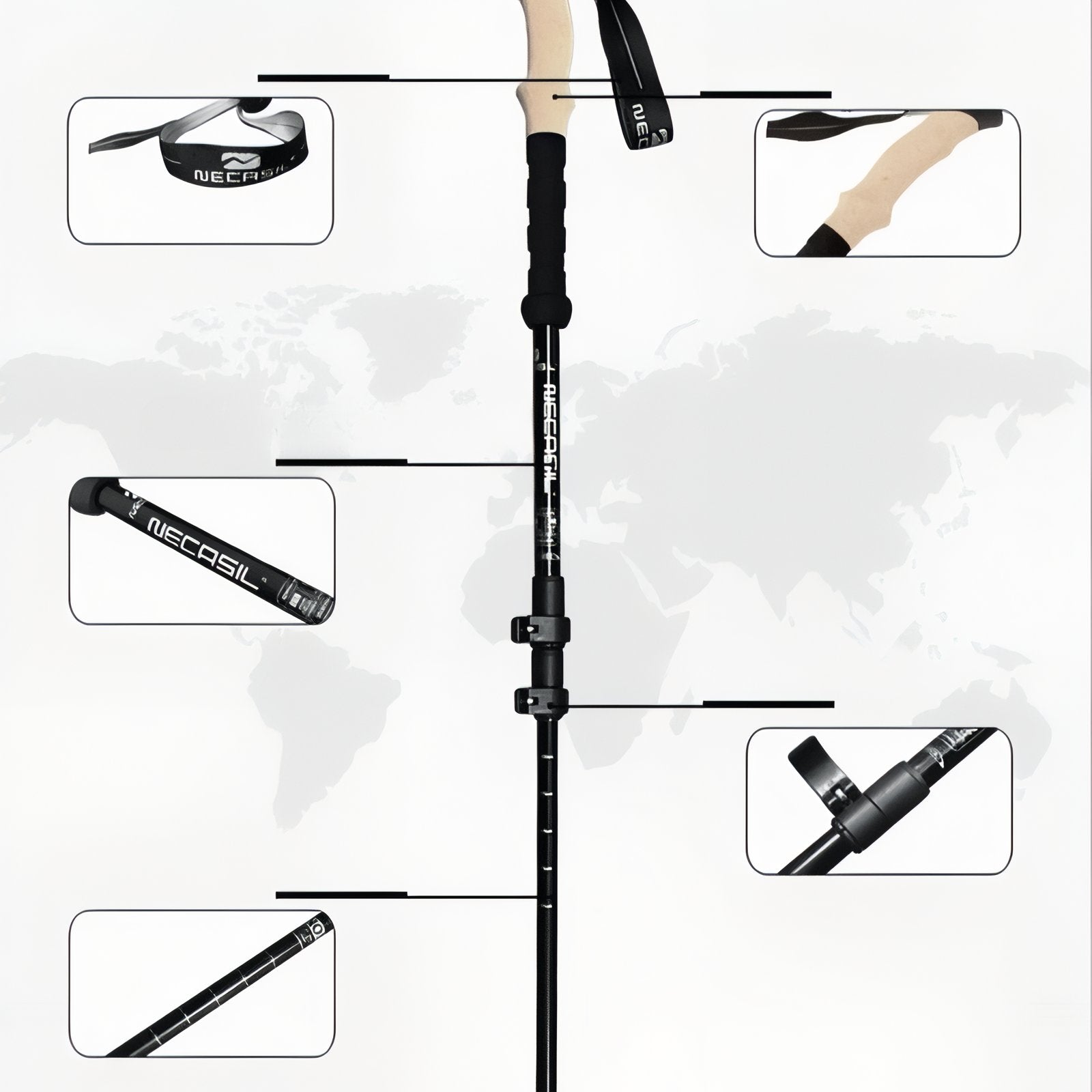 Baton Randonnée Été Hiver