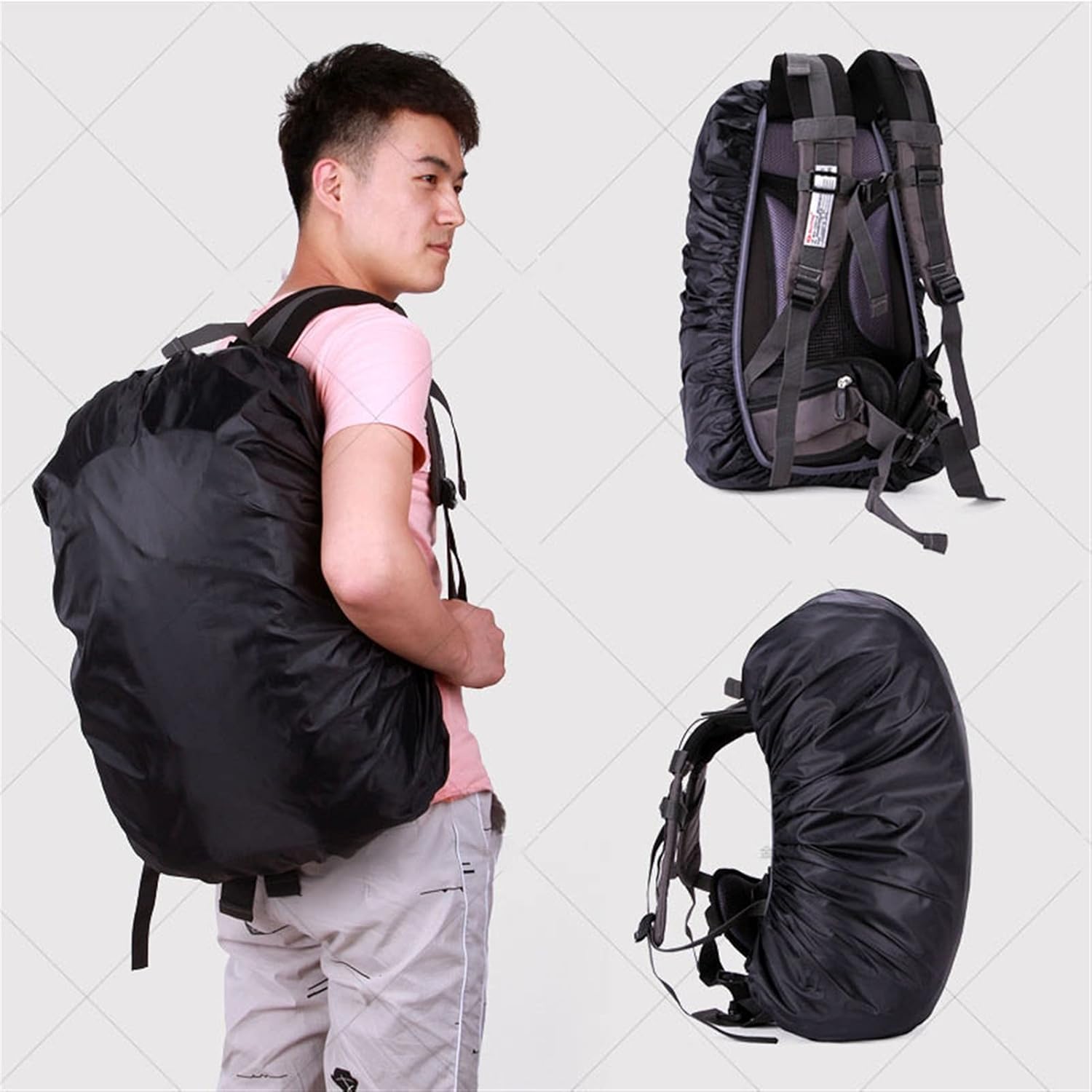 Housse Sac à Dos Noir