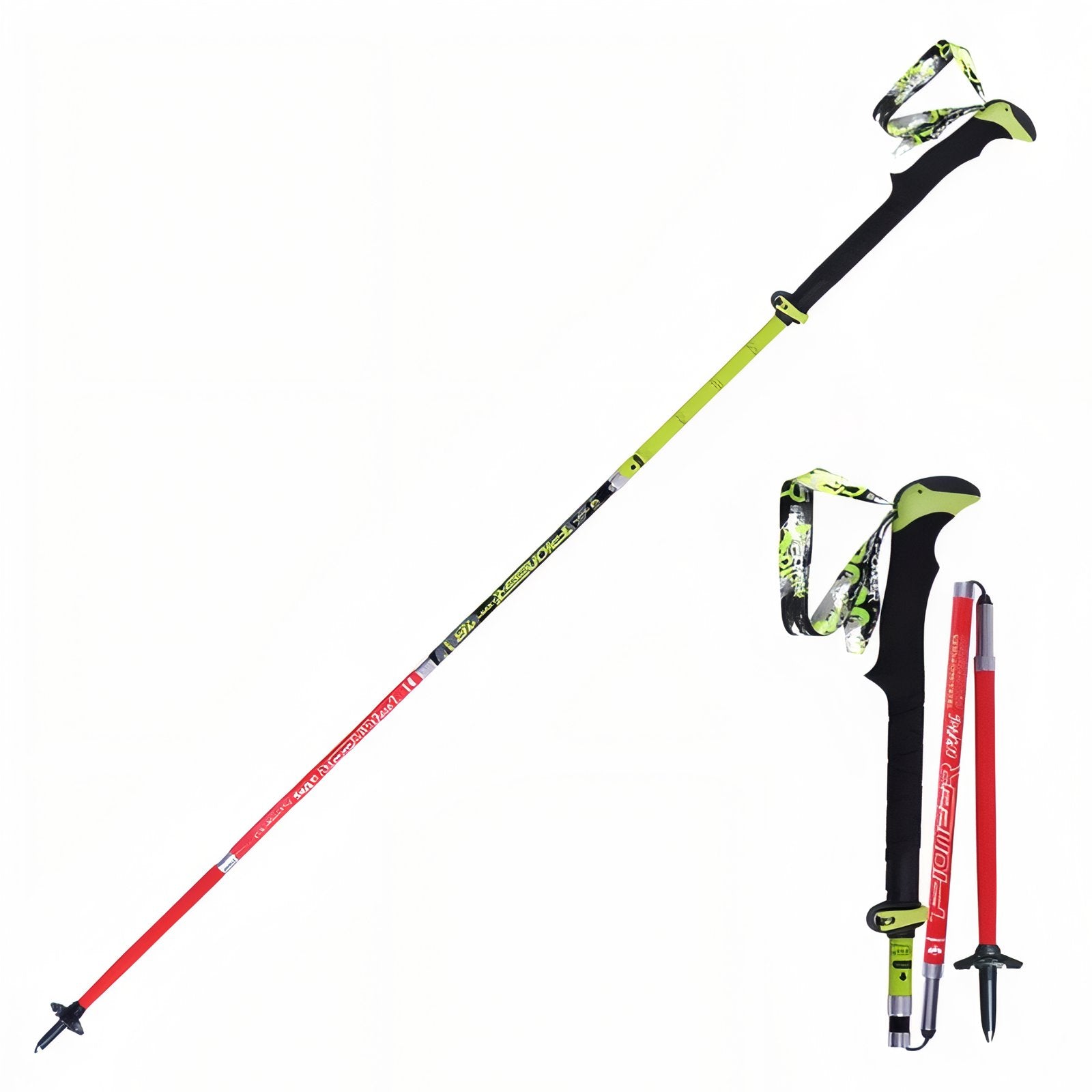 Batons De Randonnée Carbone 2 Brins