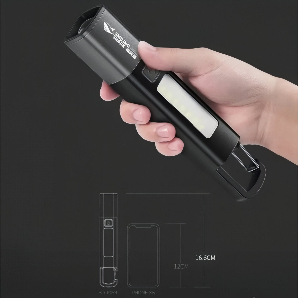 Lampe Torche Randonnée Rechargeable