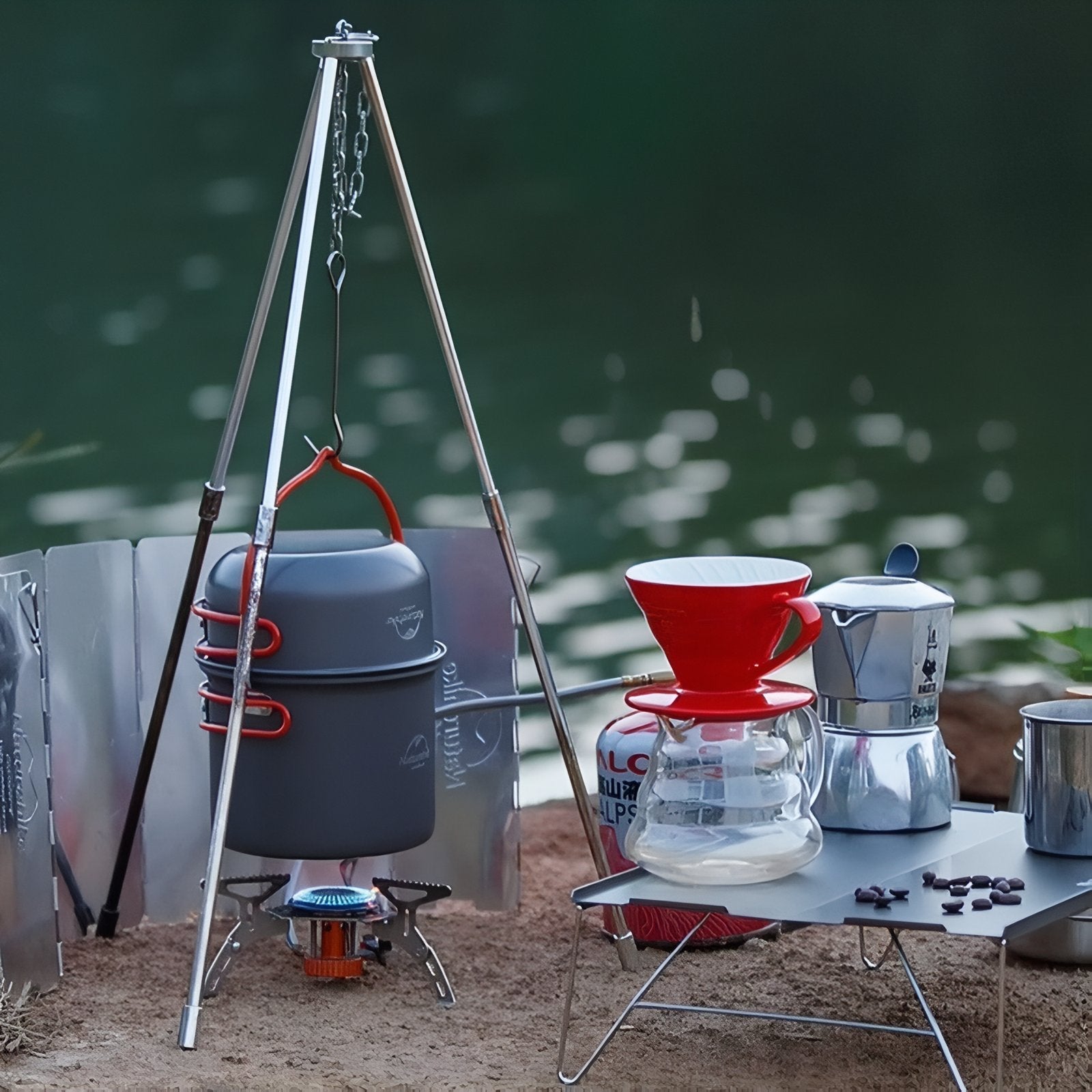 Popote Aluminium Randonnée