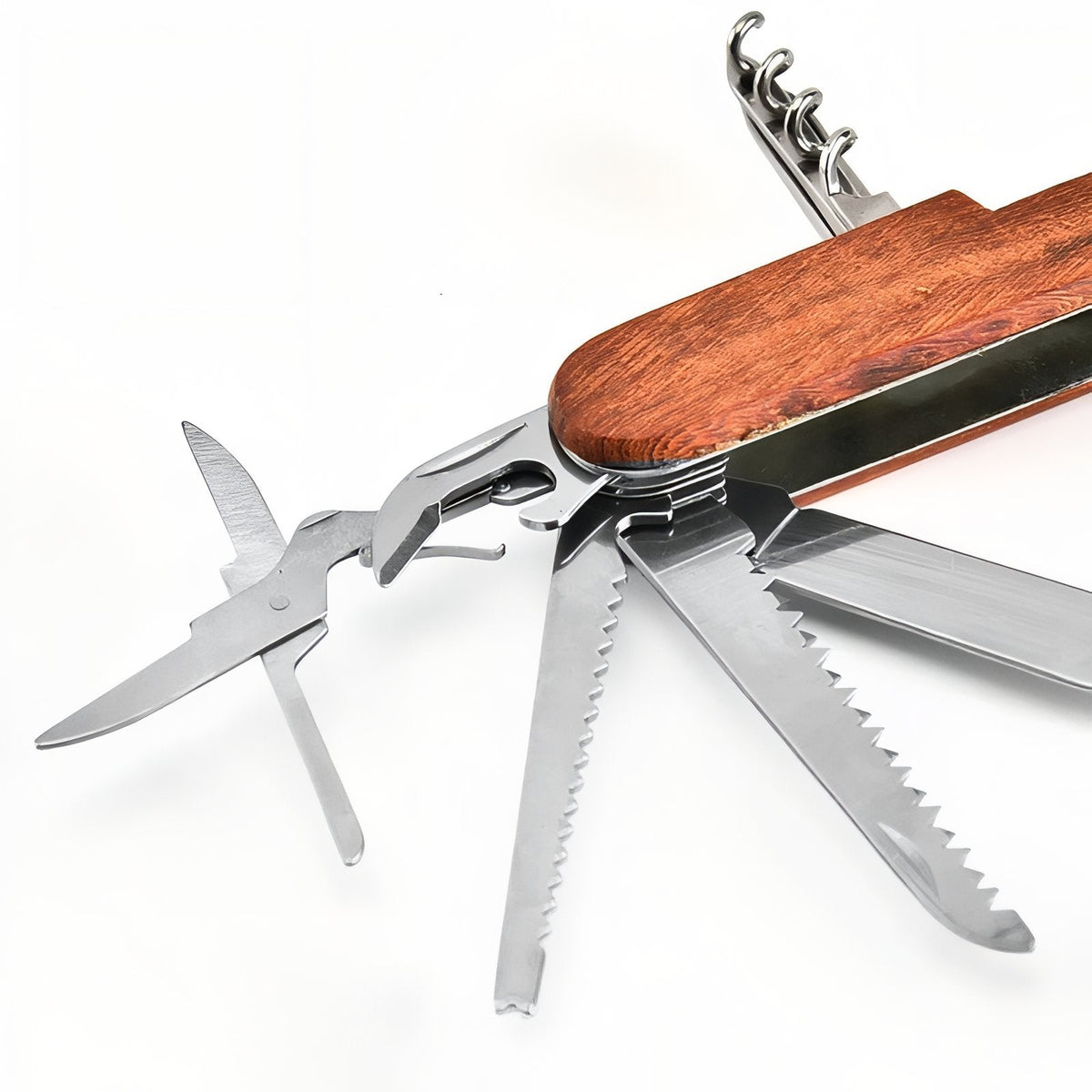 Couteau Suisse Manche Bois 4