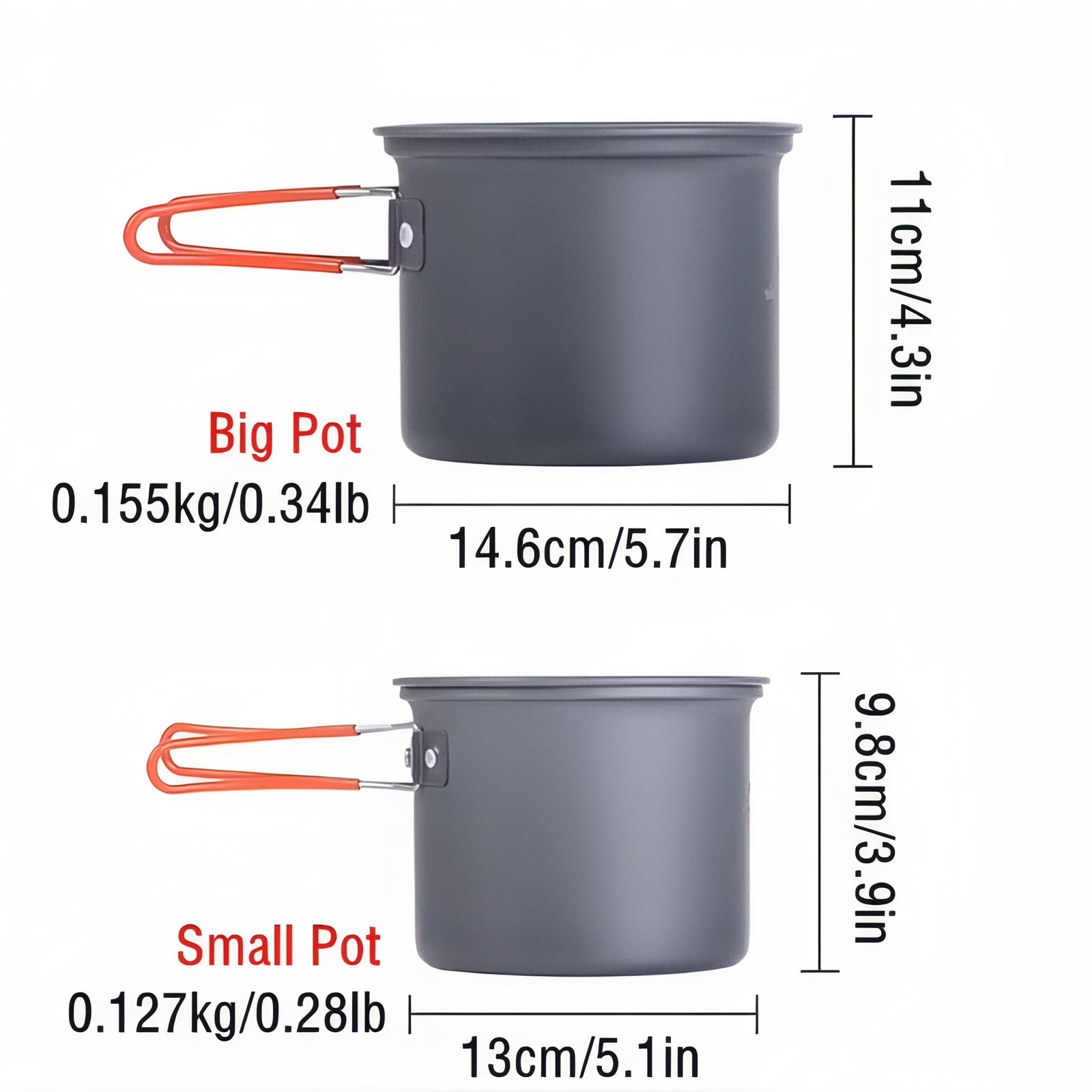Popote Aluminium Randonnée