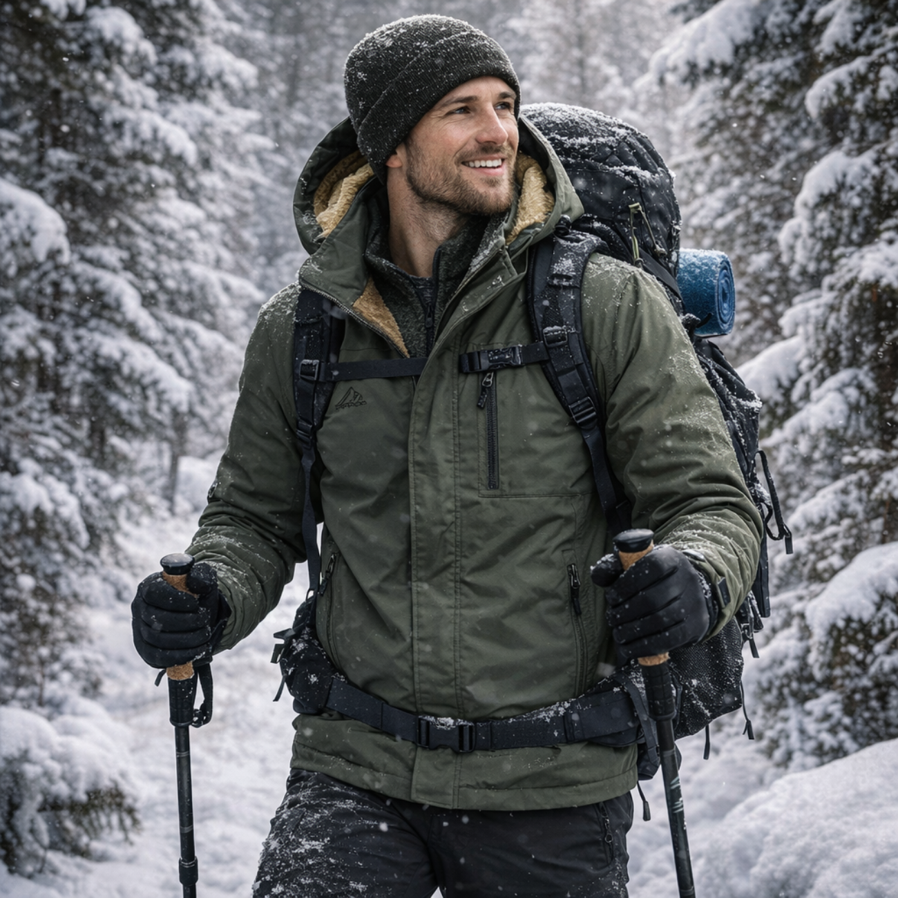 Veste Parka Randonnée Homme
