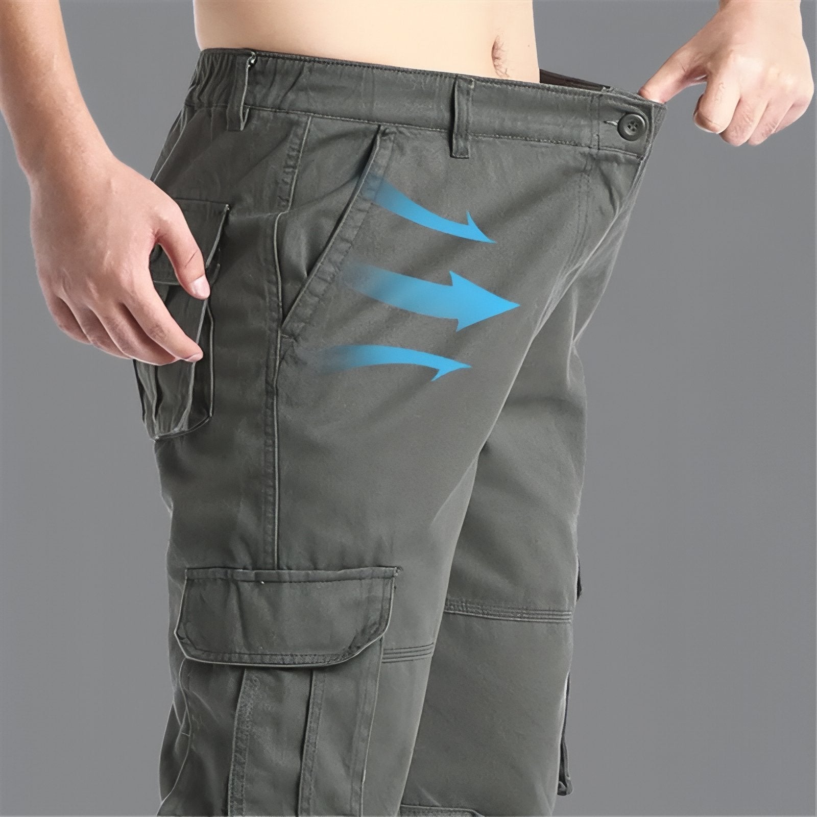 Pantalon Randonnée Coton Homme