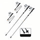 Gris / S (103-120cm) - Utilisateurs 1m50–1m70 / 2 Bâtons (Paire Complète)