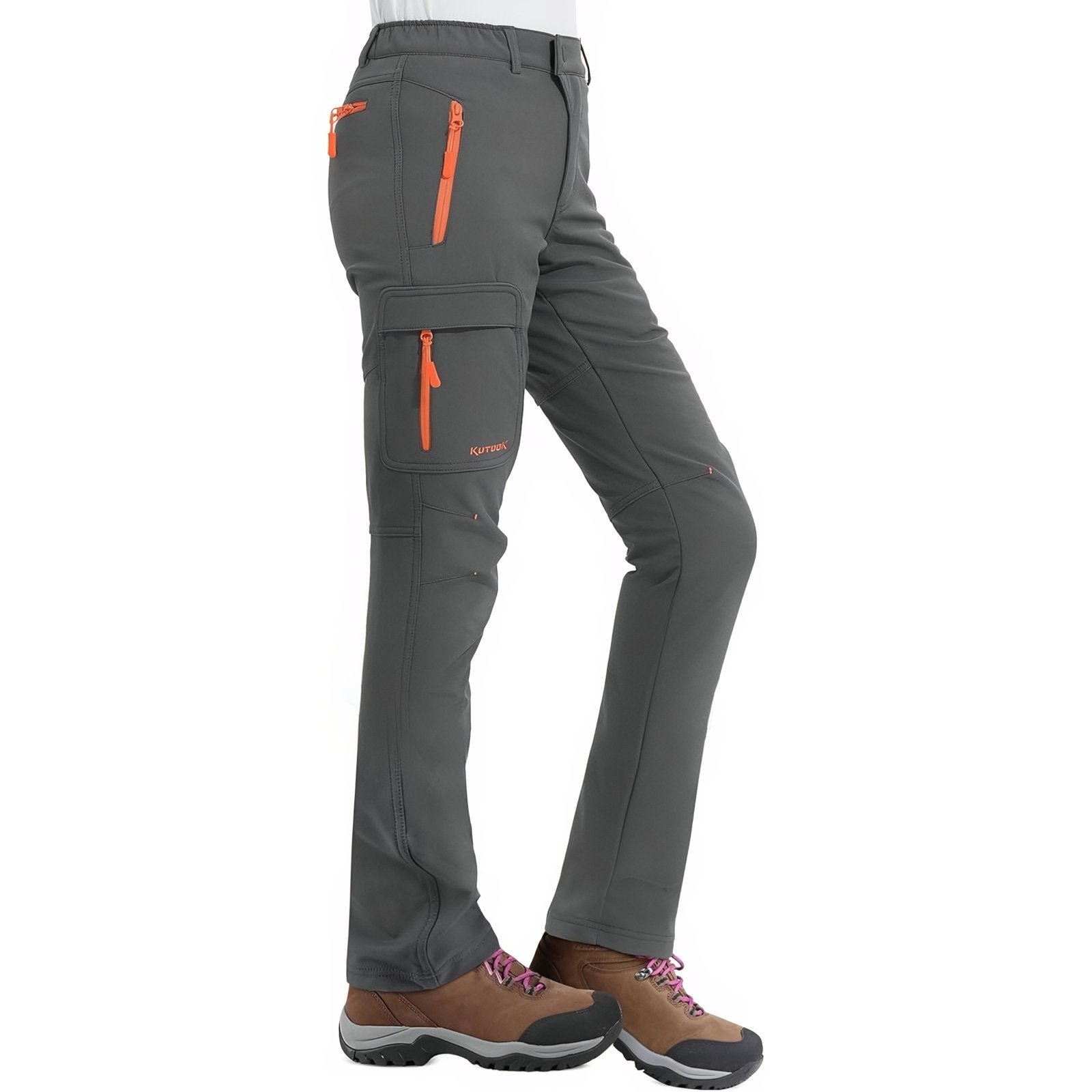 Pantalon de Randonnée Femme Taille Haute