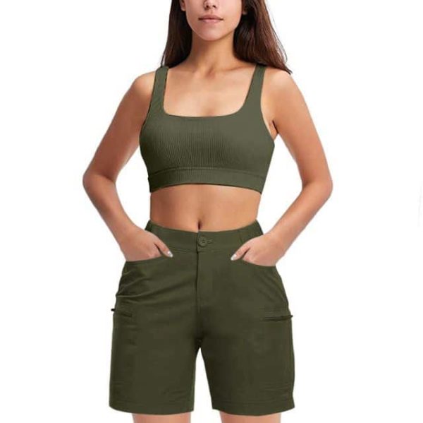 Short Randonnée Femme Rose Fluo
