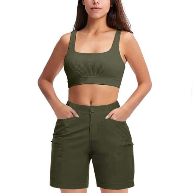 Short Randonnée Femme Rose Fluo
