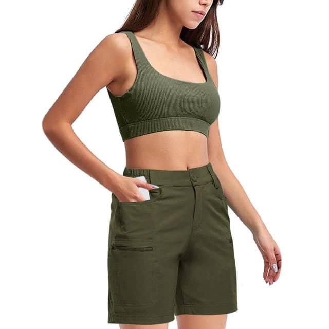 Short Randonnée Femme Rose Fluo
