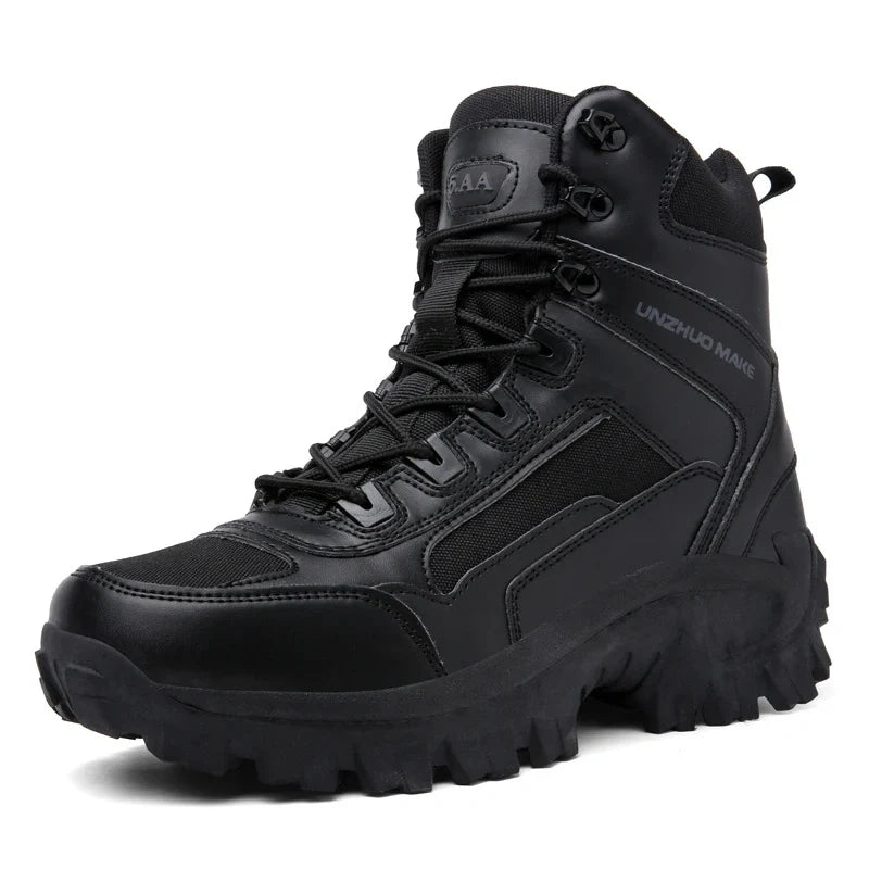 Bottes Tactiques de Randonnees & Travail Antiderapantes noir