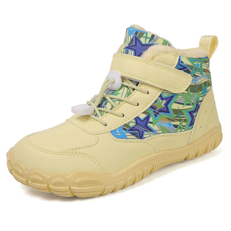Bottes de Neige Chaudes & Antiderapantes Enfants jaune