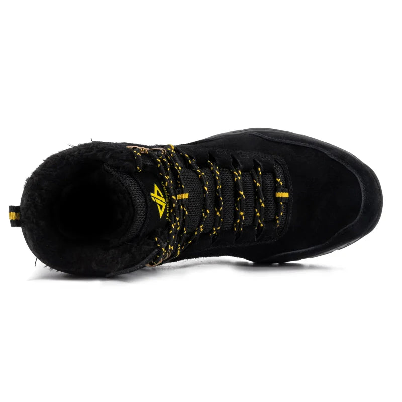 Bottes de Neige Randonnee Chaudes & Impermeables noir1