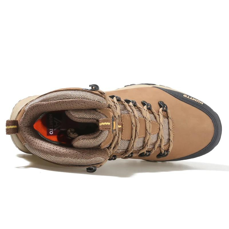 Bottes de Randonnée Imperméables en Cuir