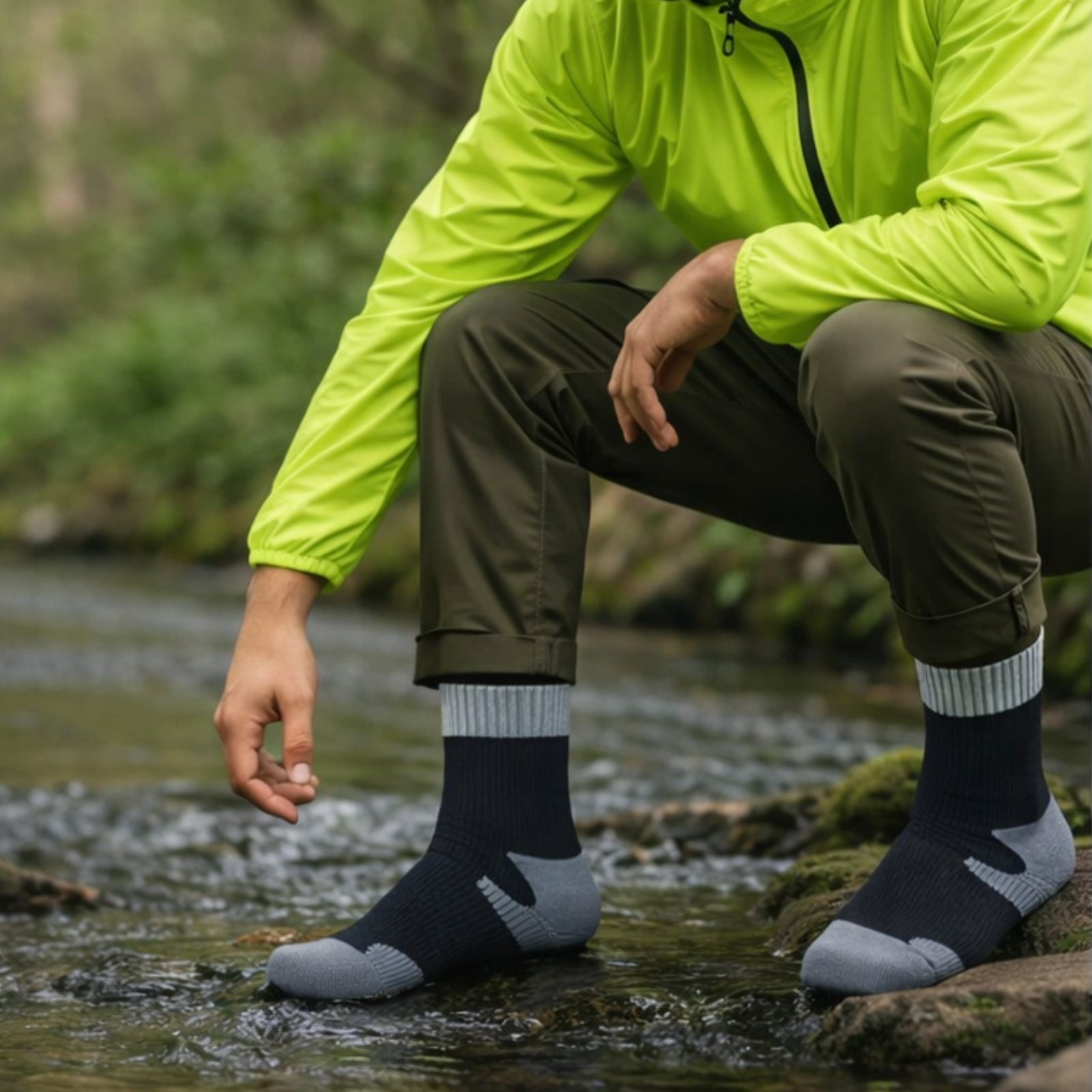 Chaussettes Montantes De Randonnée Homme