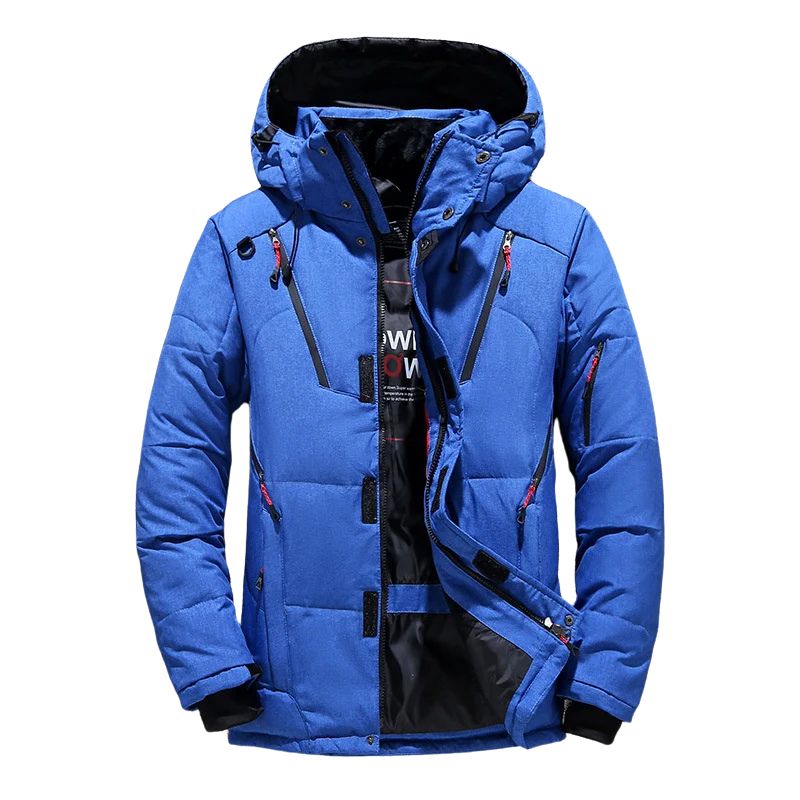 Doudoune en duvet pour homme bleu