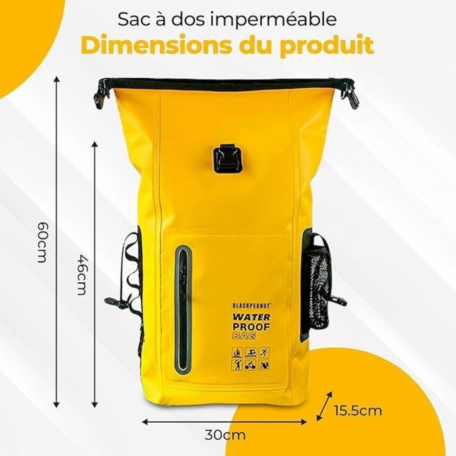 Sac à Dos 30L Randonnée Étanche