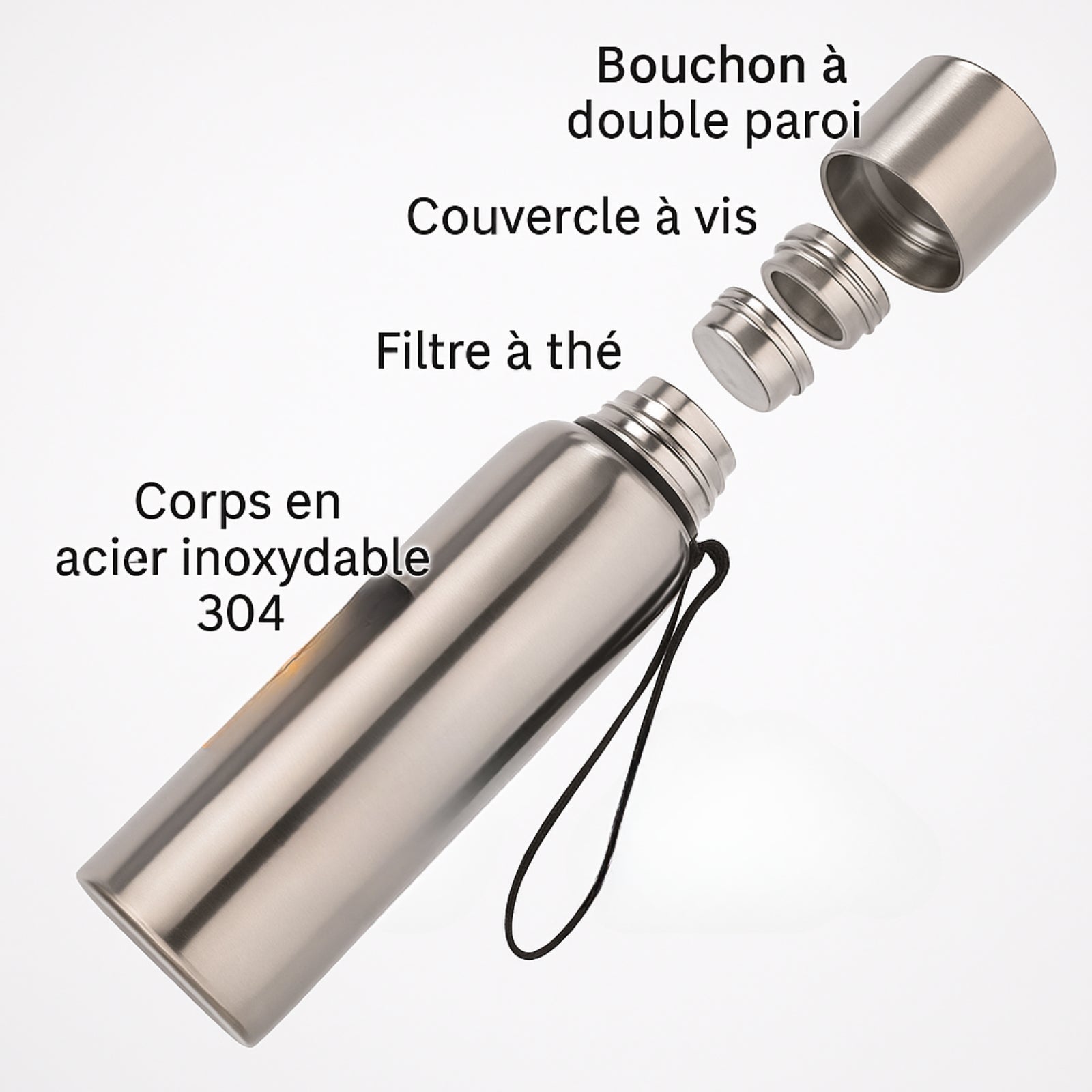 Gourde Isotherme Randonnée Inox 1 5 Litre