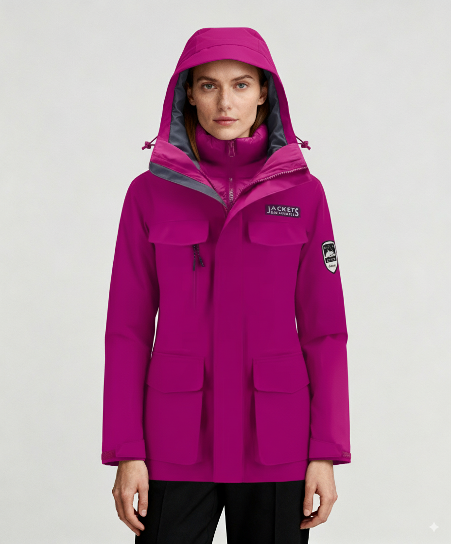 Veste Randonnée Chaude et Imperméable Femme