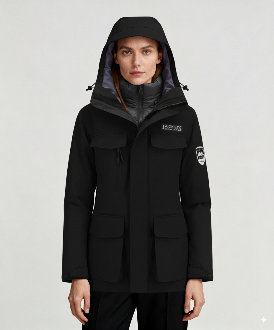 Veste Randonnée Chaude et Imperméable Femme