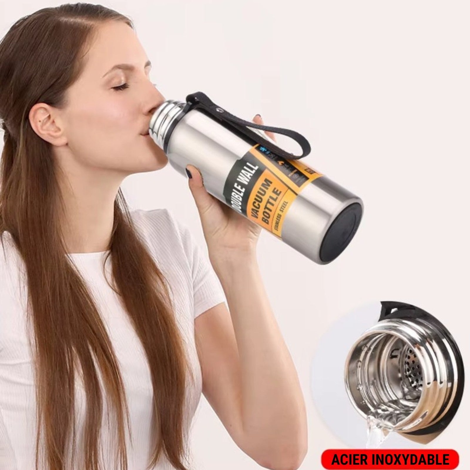 Gourde Isotherme Randonnée Inox 1 5 Litre
