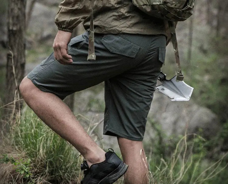 Short cargo de randonnée multi-poches