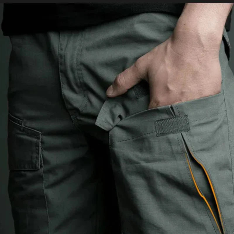 Short cargo de randonnée multi-poches pour hommes 2