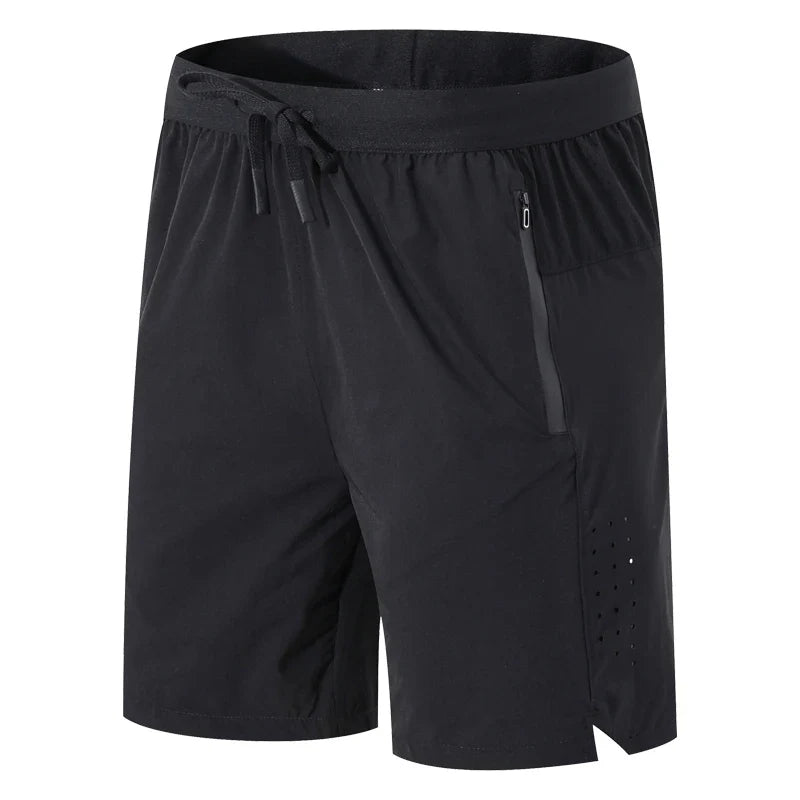 Short de randonné élastique noir