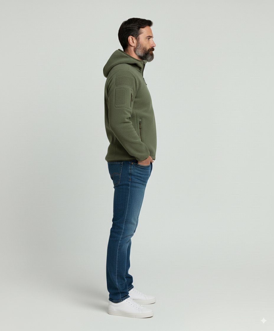 Polaire Verte Homme
