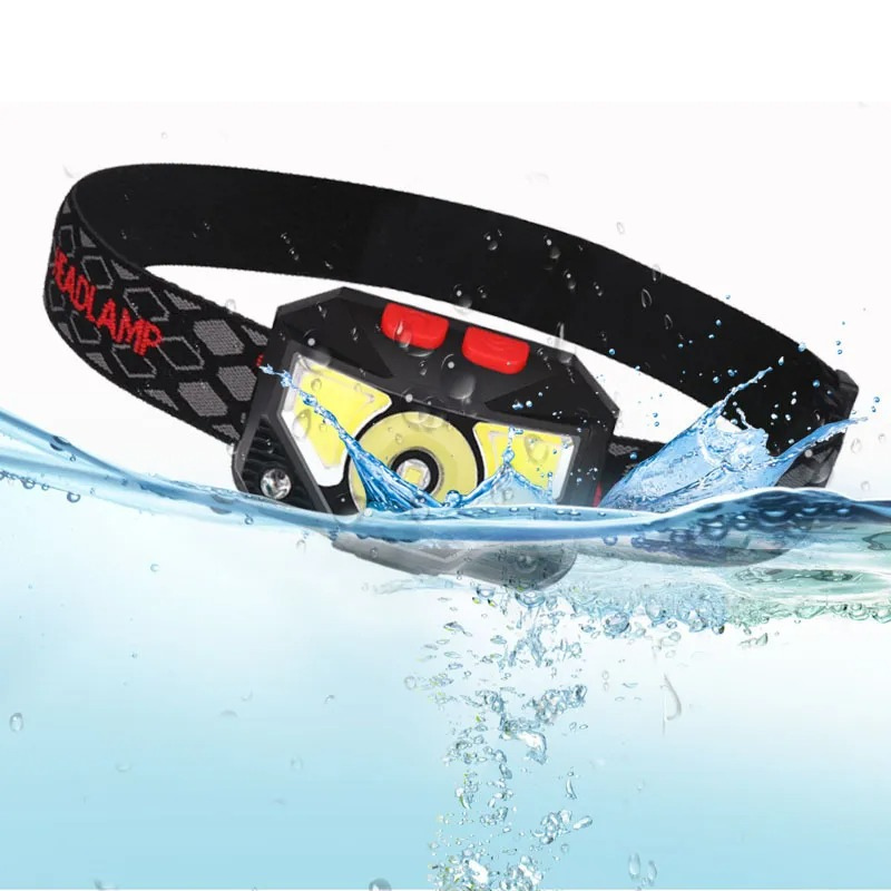 Lampe Frontale Puissante avec Capteur de Mouvement waterproof