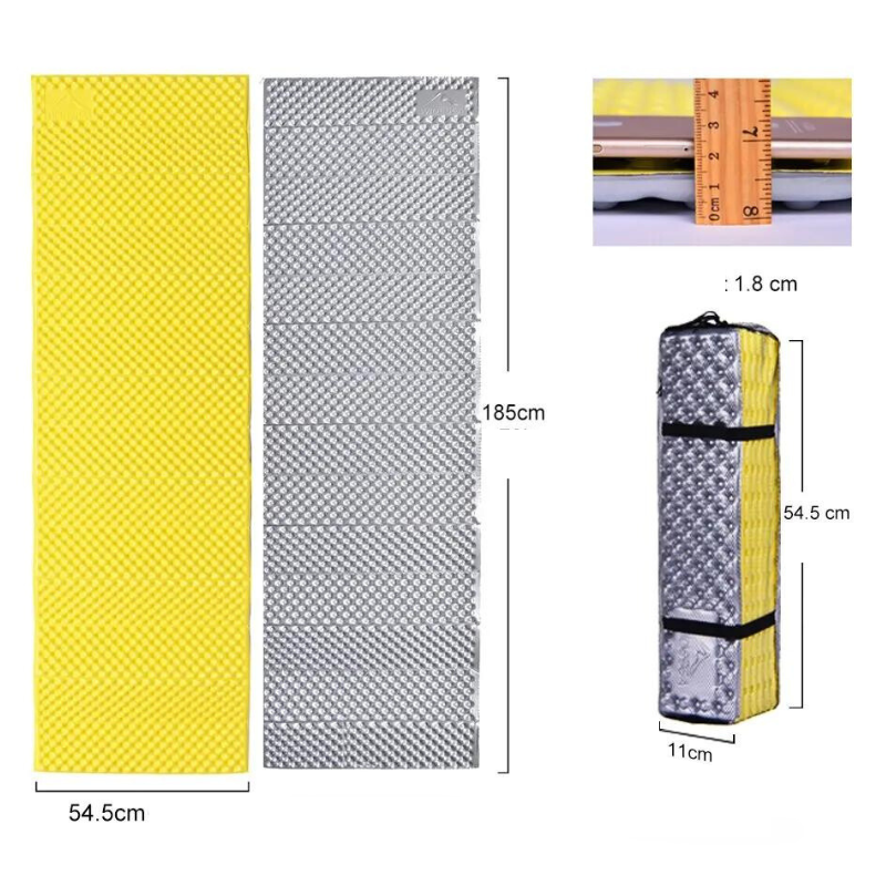 Matelas de Camping en Mousse Portable dimensions