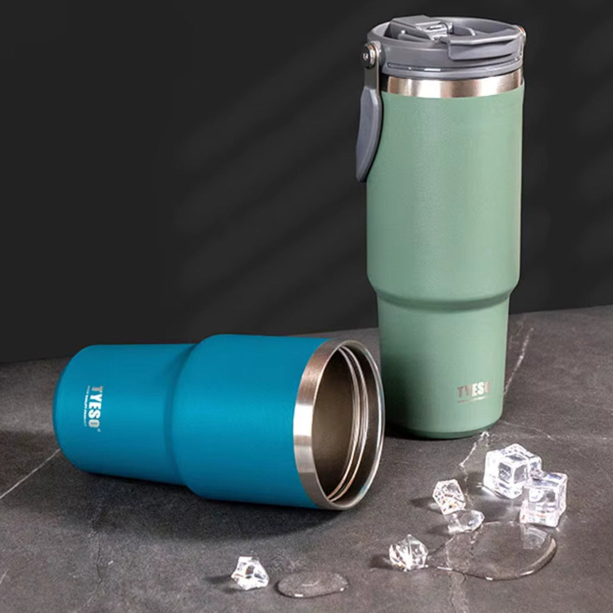 Mug Isotherme Paille Et Poignée 8