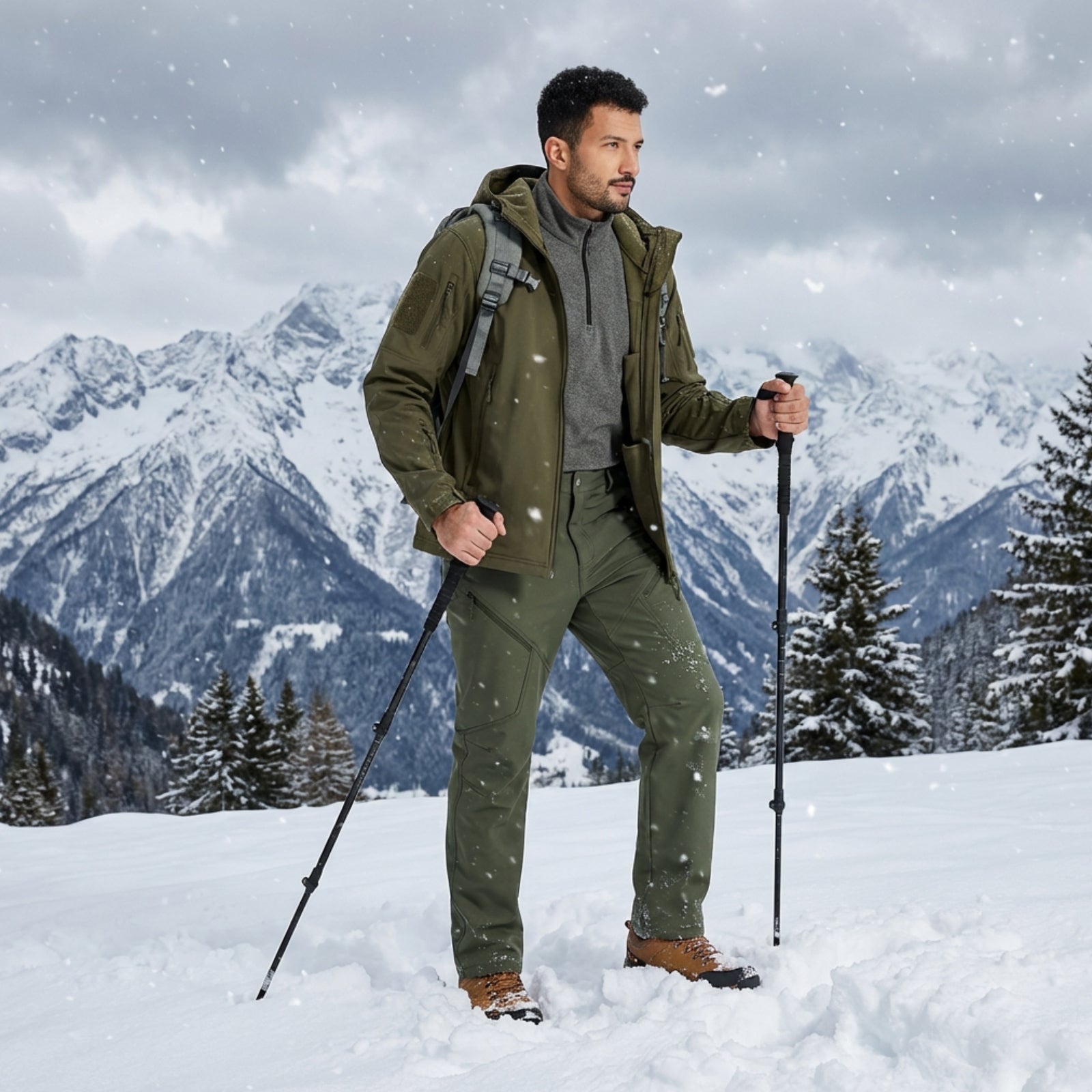 Pantalon Randonnée Deperlant Homme