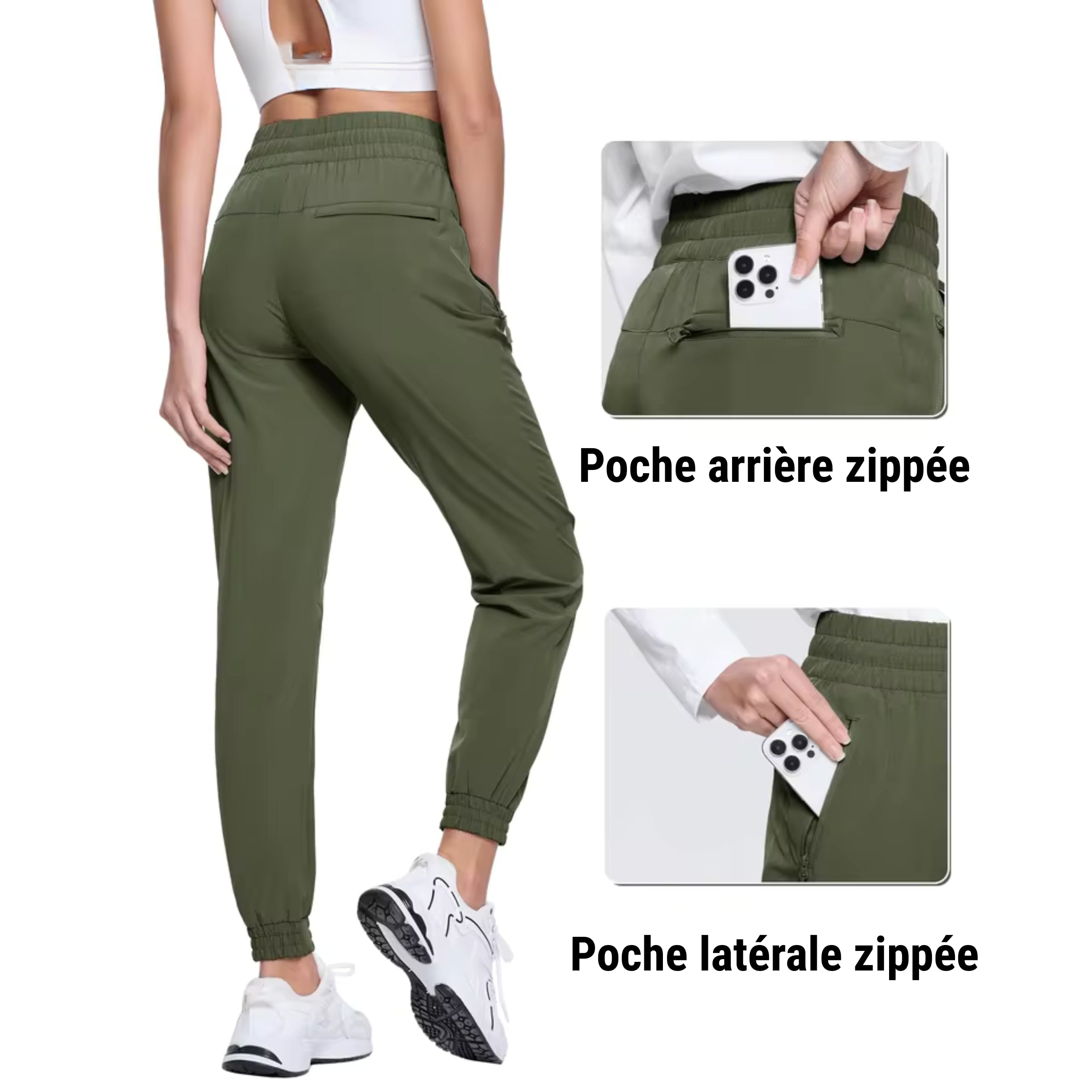 Pantalon Randonnée Déperlant Femme