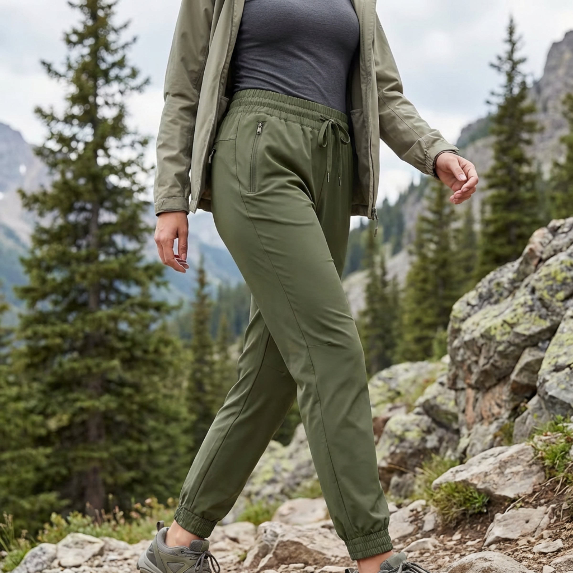 Pantalon Randonnée Déperlant Femme