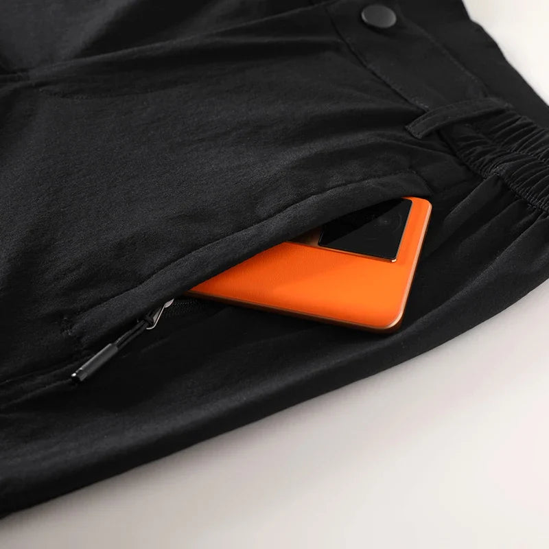 Pantalon de randonnée cargo imperméable pour femme avec poches