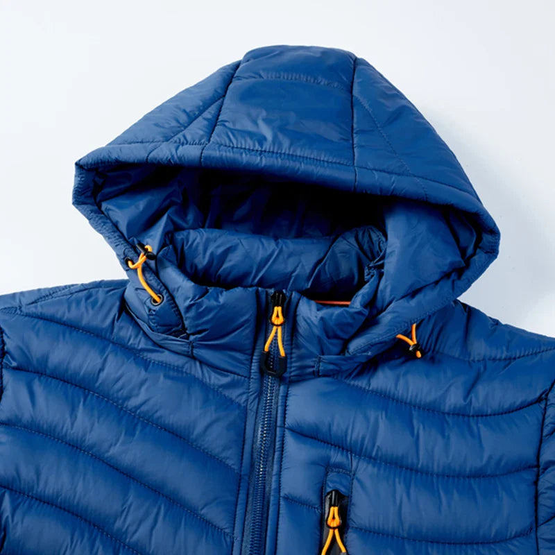 Doudoune de Randonnée pour Homme capuche